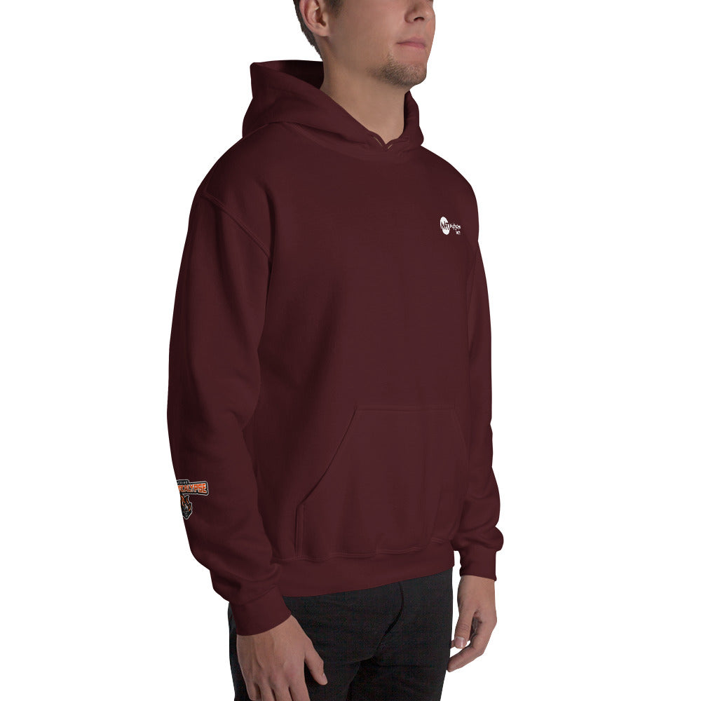 Hacking the apocalypse v1 - Unisex Hoodie (with all sides design) by DarkByteGear