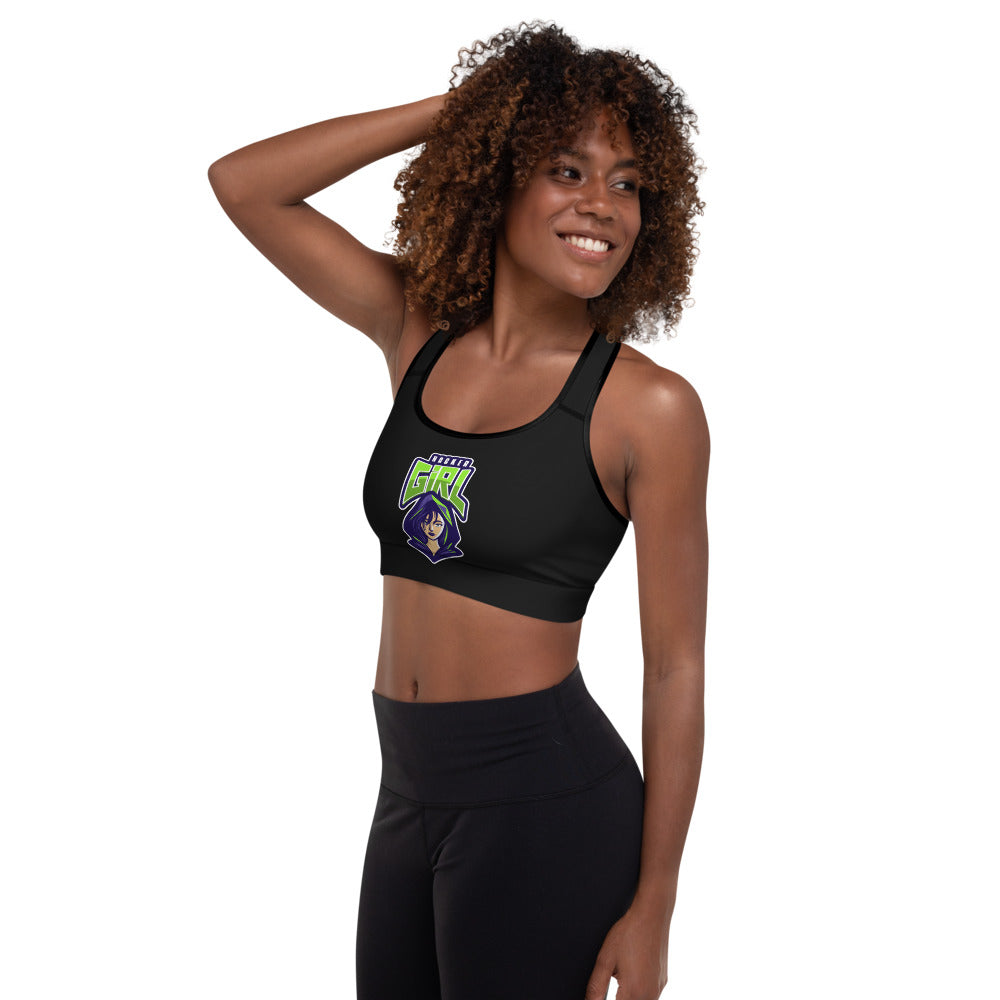 Hackergirl v.1 - Padded Sports Bra by DarkByteGear