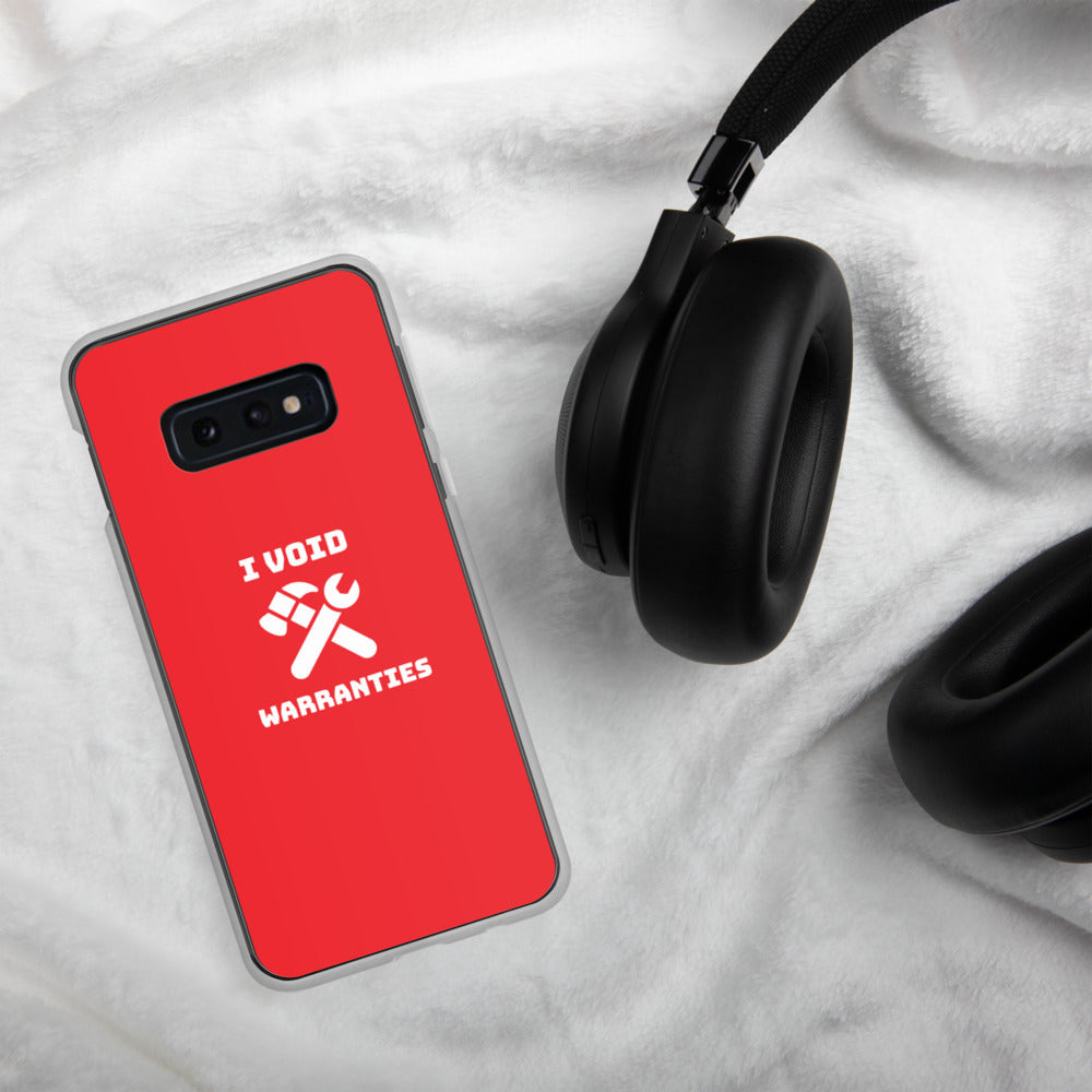I void warranties - Samsung Case (red) by DarkByteGear