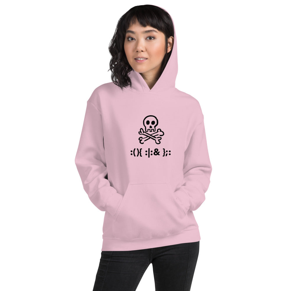 Bash Fork Bomb Linux - Unisex Hoodie by DarkByteGear