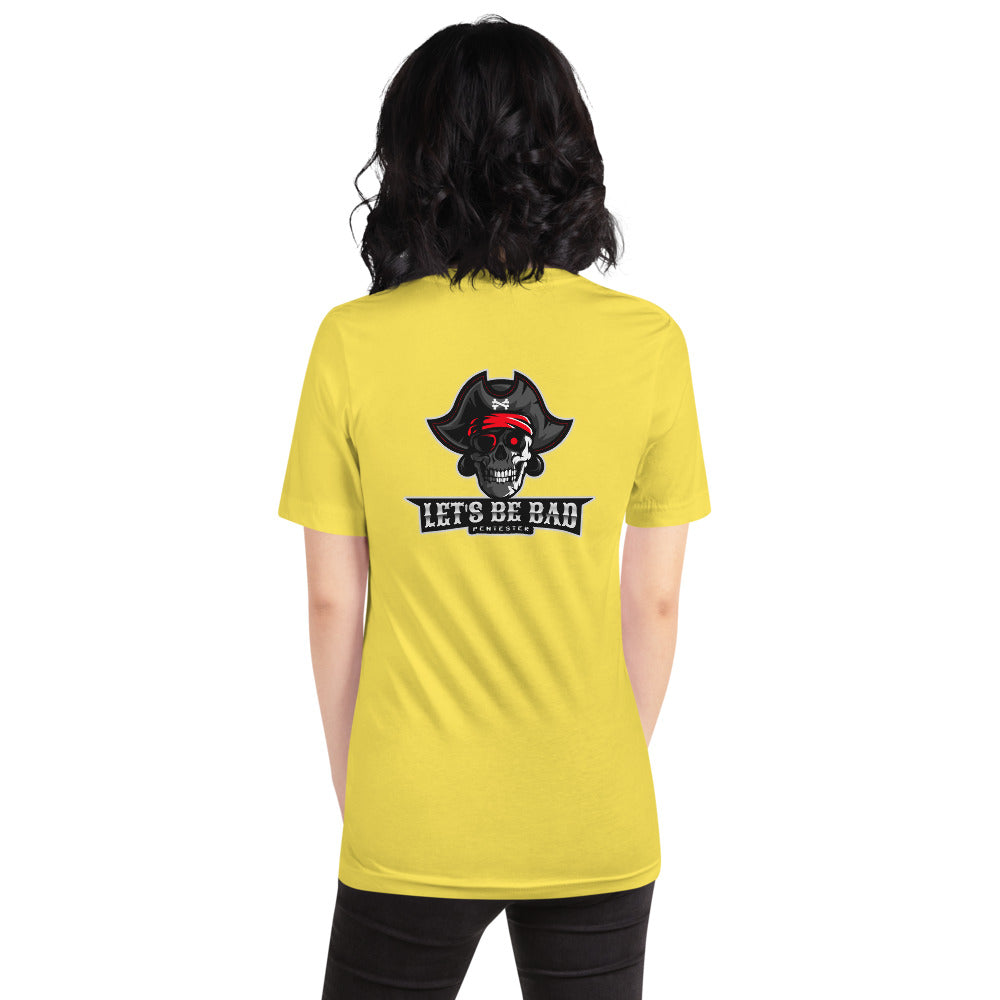 Let's be bad - Short-Sleeve Unisex T-Shirt (white) by DarkByteGear