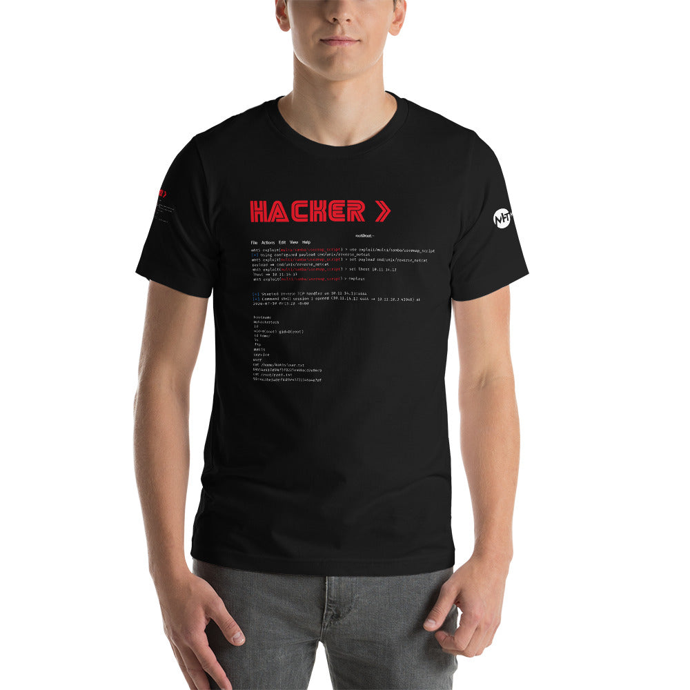 Hacker v3 - Short-Sleeve Unisex T-Shirt by DarkByteGear