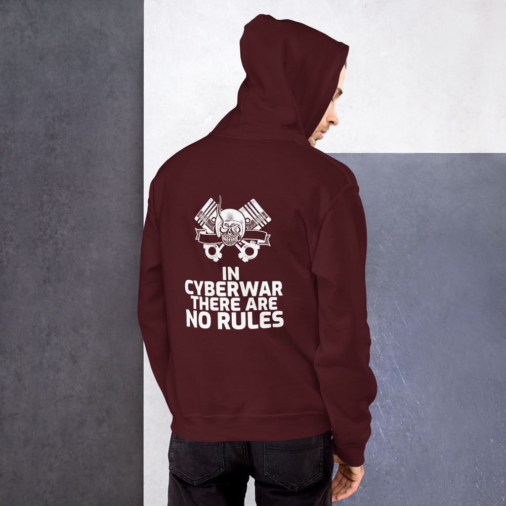 In cyberwar, there are no rules - Unisex Hoodie by DarkByteGear
