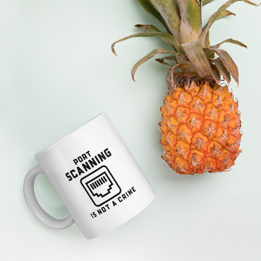 Port Scanning is not a crime - Mug by DarkByteGear