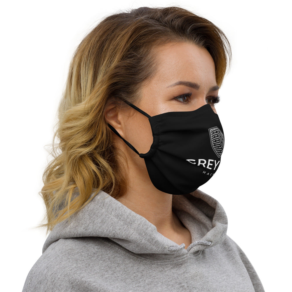 Grey Hat Hacker v1 - Premium face mask by DarkByteGear