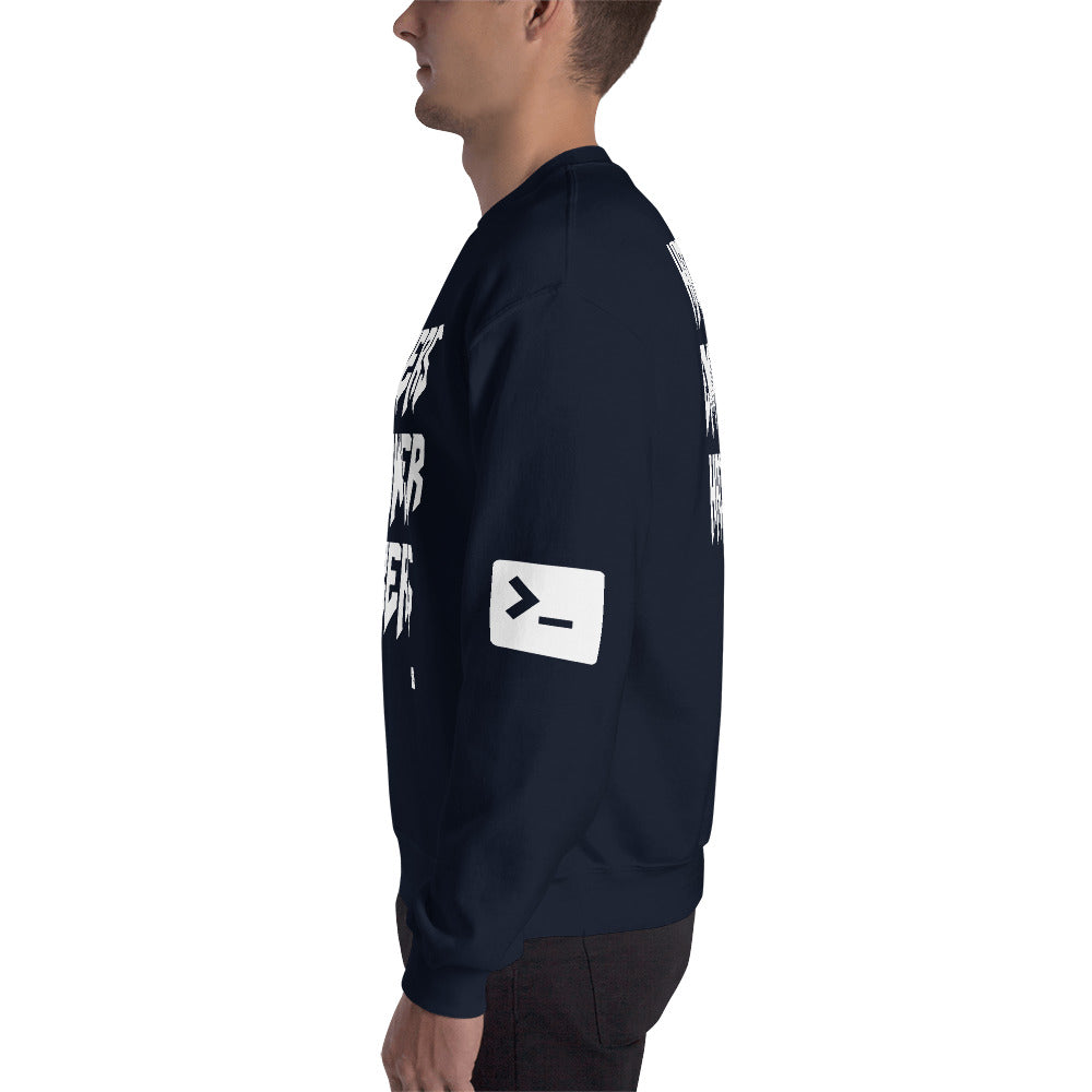 Hackers empower hackers - Unisex Sweatshirt by DarkByteGear