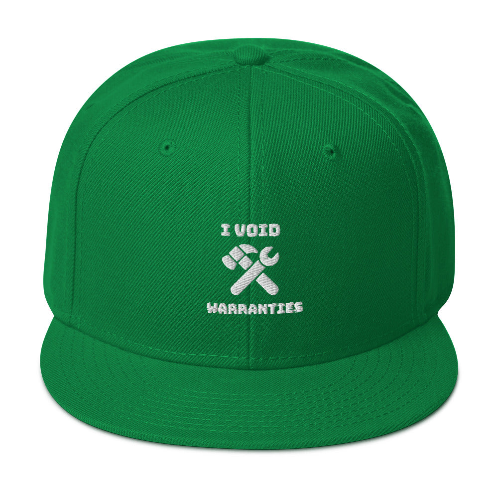 I void warranties - Snapback Hat by DarkByteGear