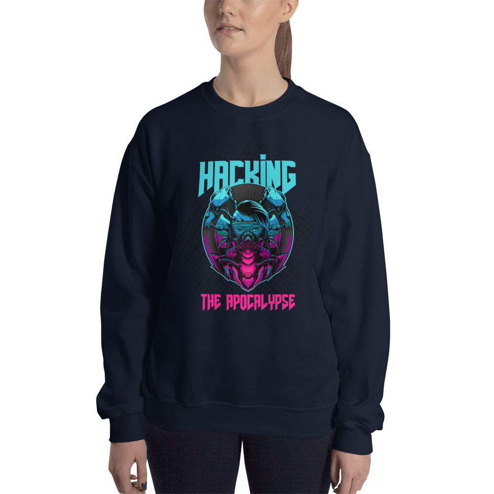 Hacking the apocalypse - Unisex Sweatshirt by DarkByteGear