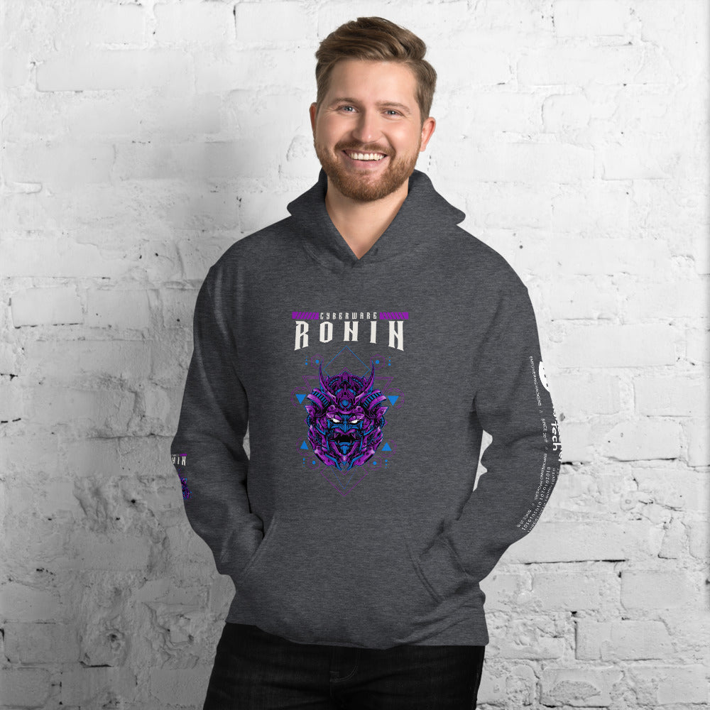 CyberWare Ronin - Unisex Hoodie (all sides print) by DarkByteGear