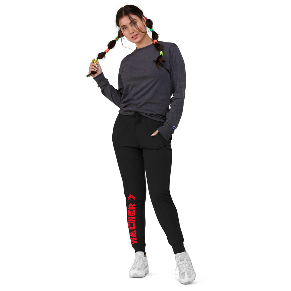 Hacker v3 - Unisex Skinny Joggers by DarkByteGear