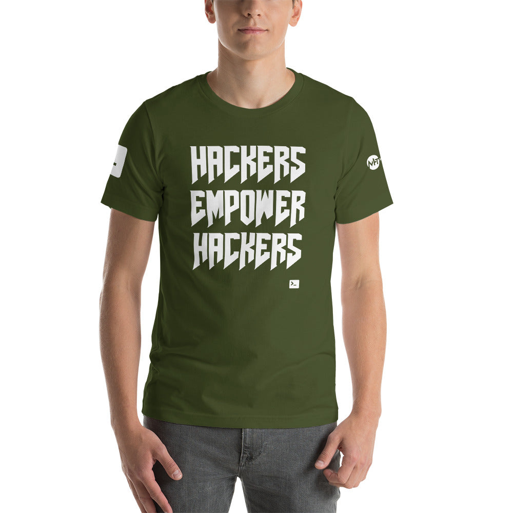Hackers empower hackers - Short-Sleeve Unisex T-Shirt by DarkByteGear