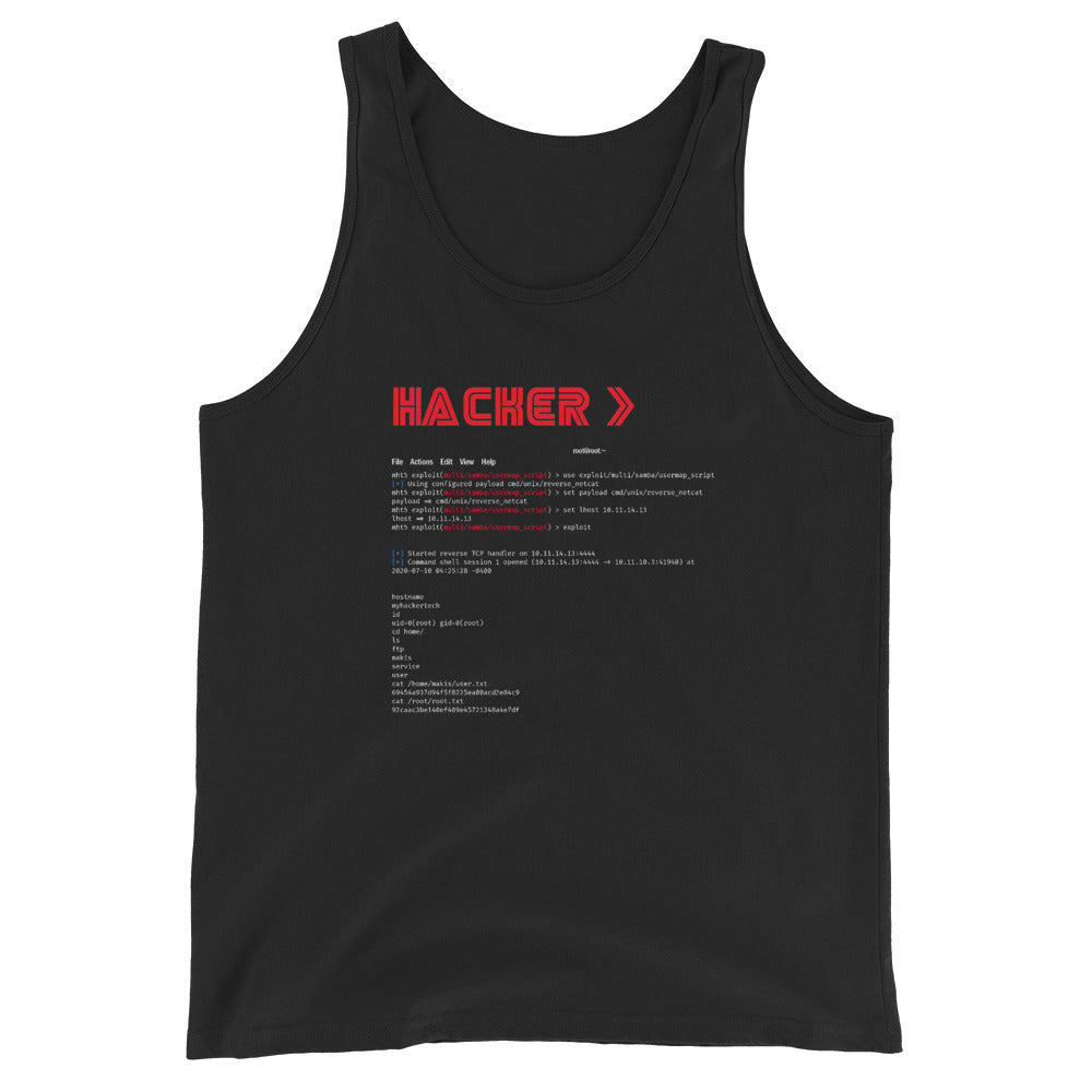 Hacker v3 - Unisex Tank Top by DarkByteGear