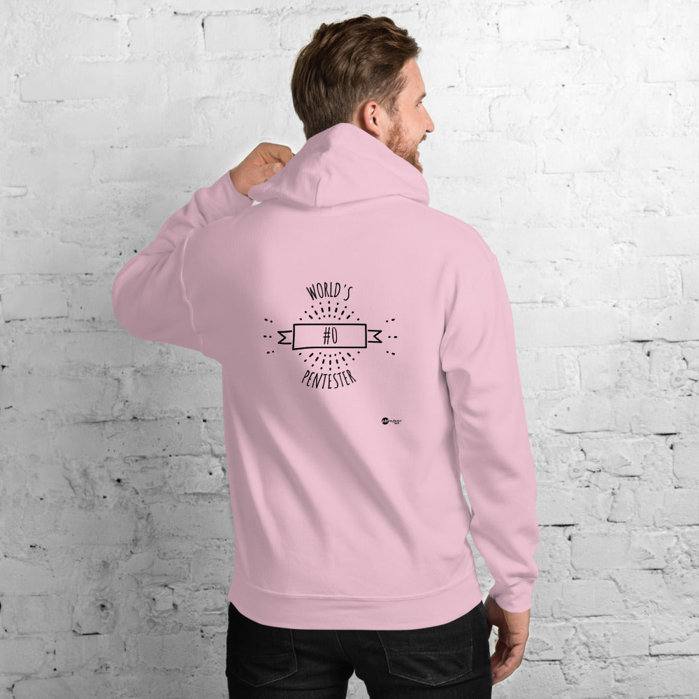 World's #0 Pentester- Unisex Hoodie (black tex) by DarkByteGear