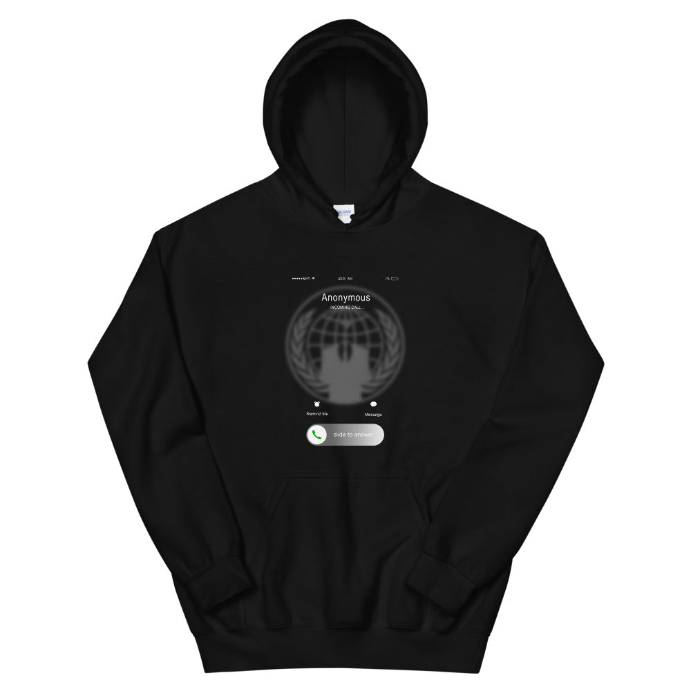 Anonymous incoming call - Unisex Hoodie by DarkByteGear