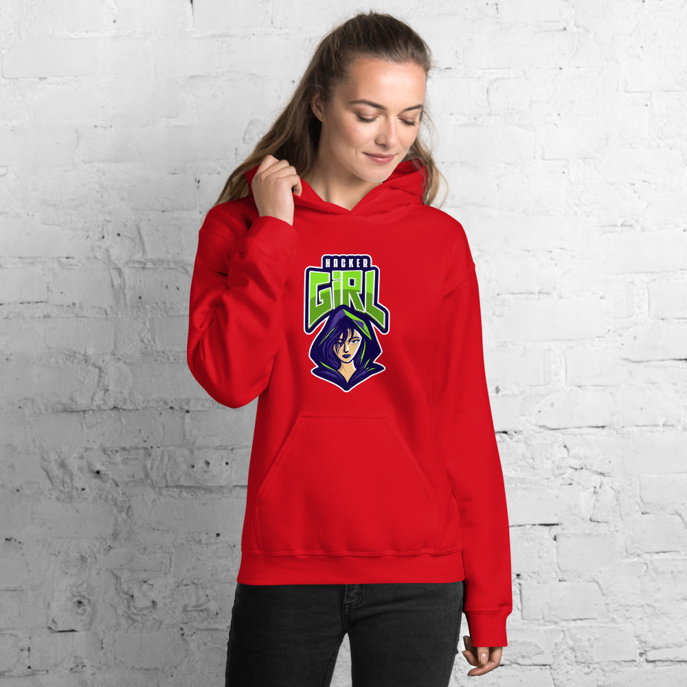 Hackergirl v.1 - Unisex Hoodie by DarkByteGear