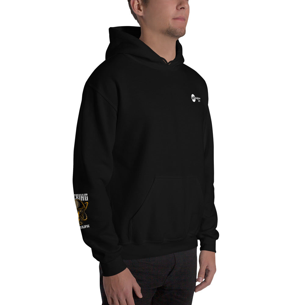 Hacking the apocalypse - Unisex Hoodie (with all sides design) by DarkByteGear