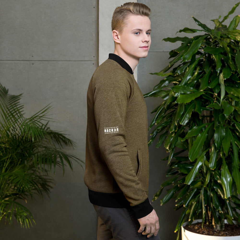 0100110010101 Hack3r - Bomber Jacket by DarkByteGear