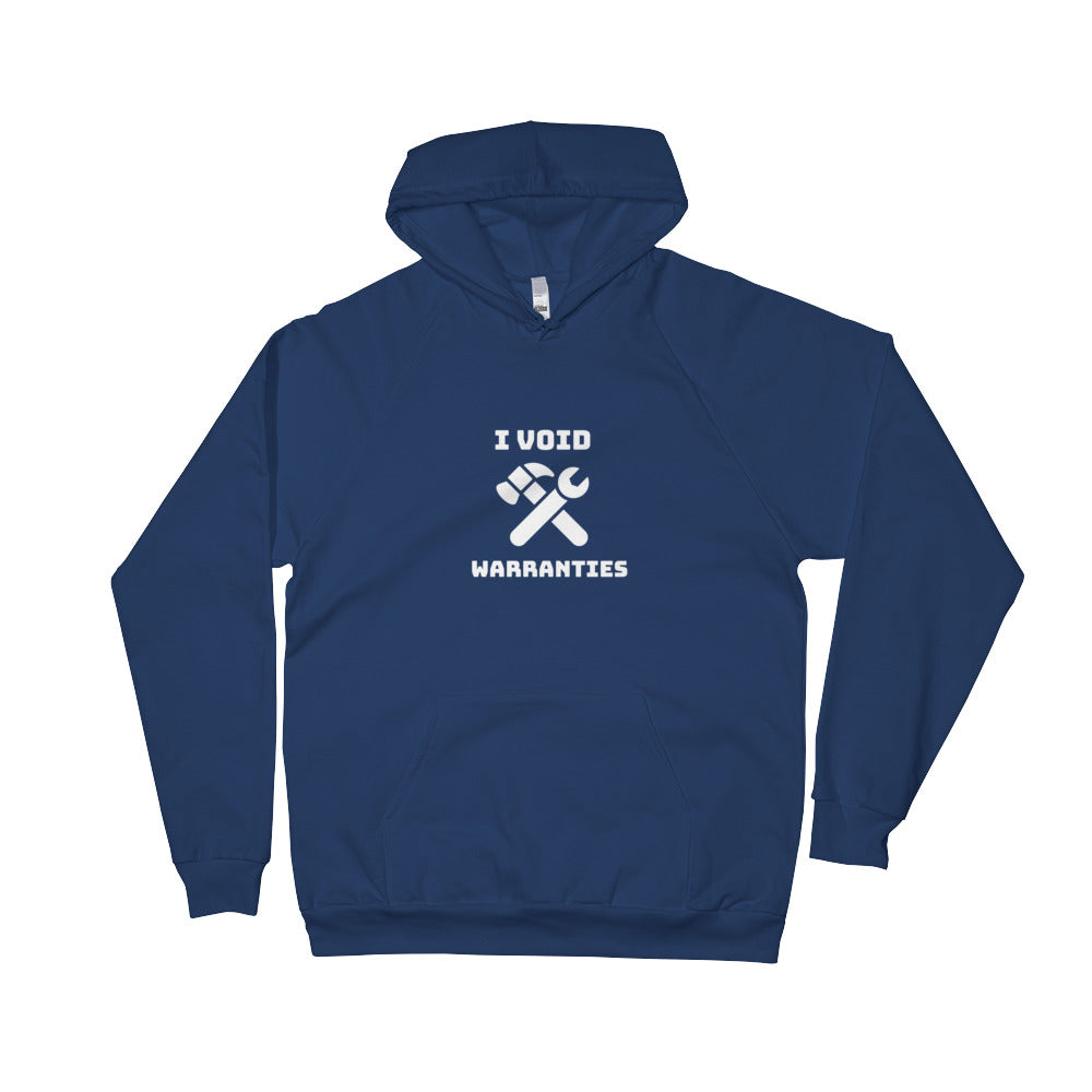 I void warranties - Unisex Fleece Hoodie by DarkByteGear