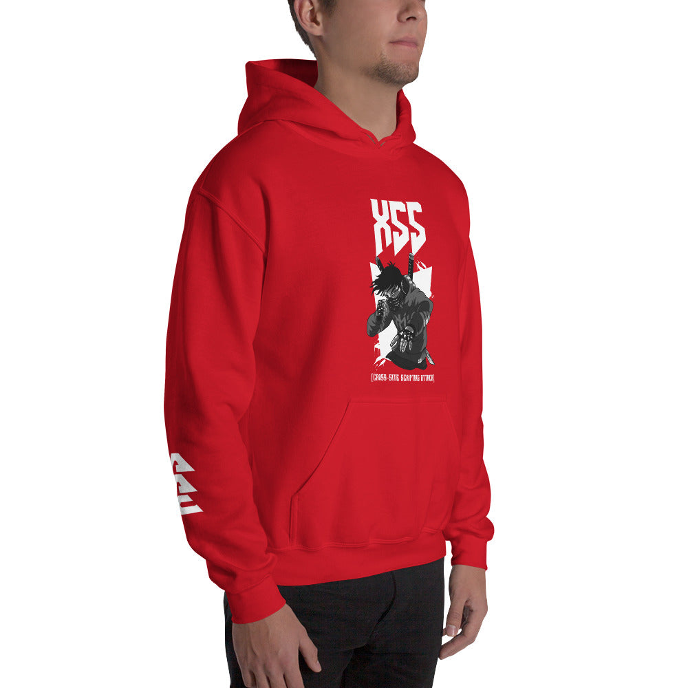 XSS cross-site scripting attack - Unisex Hoodie by DarkByteGear
