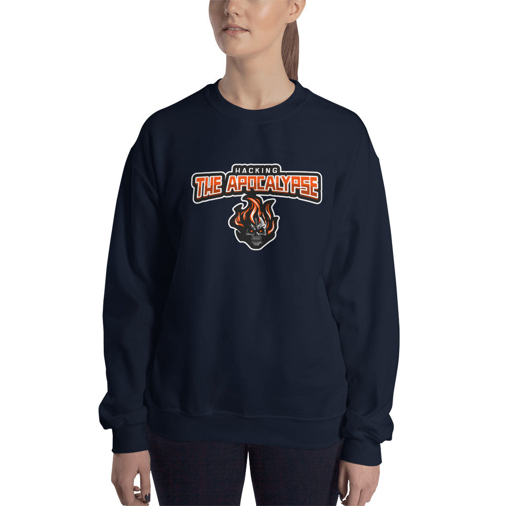 Hacking the Apocalypse v.1 - Unisex Sweatshirt by DarkByteGear