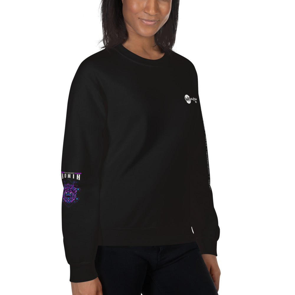 CyberWare Ronin - Unisex Sweatshirt (all sides print) by DarkByteGear