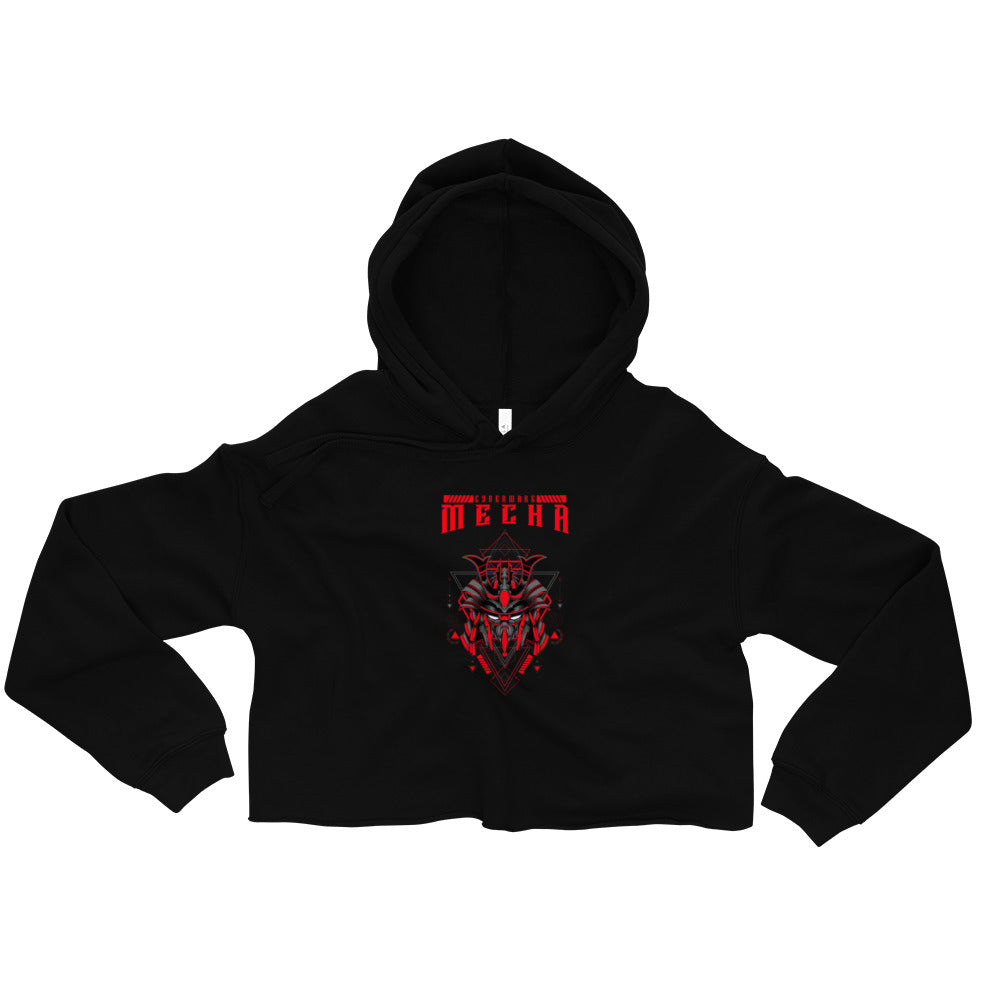 CyberWare Mecha - Crop Hoodie by DarkByteGear