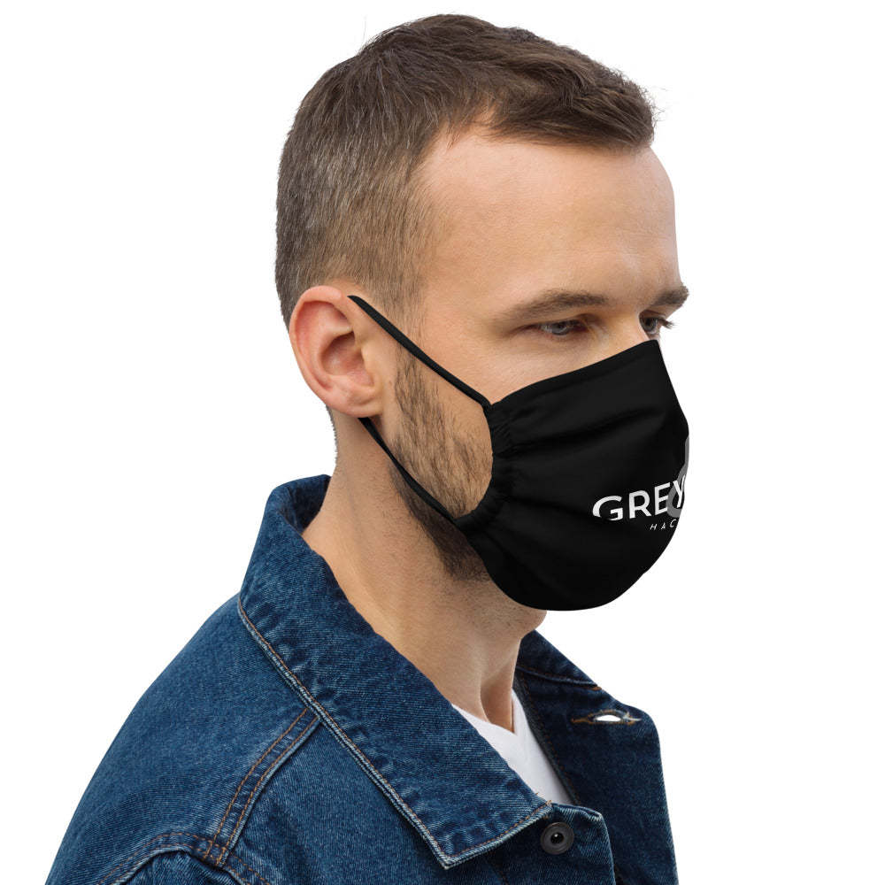 Grey Hat Hacker -Premium face mask by DarkByteGear