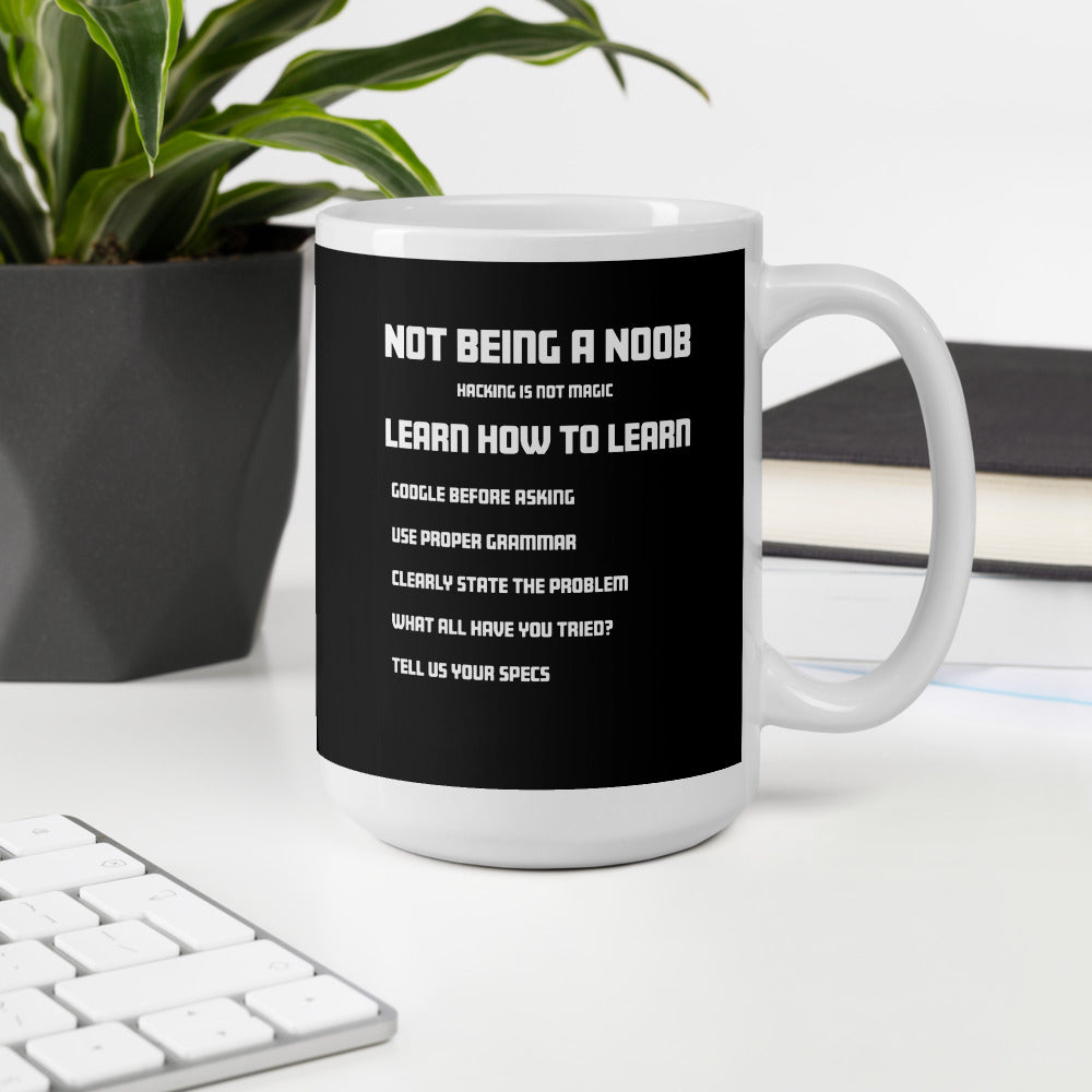 Not Being A Noob - Mug by DarkByteGear