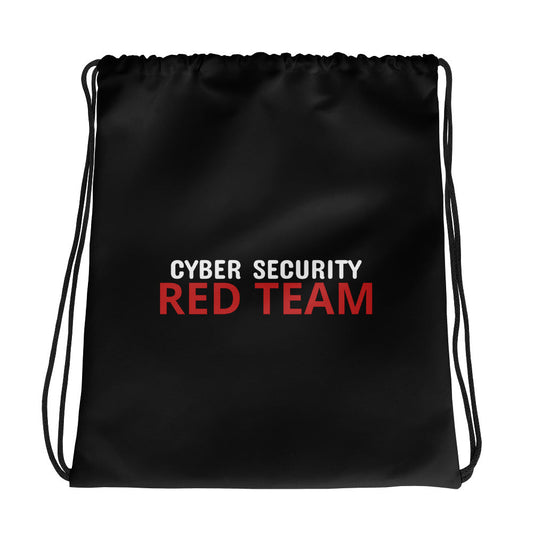 Cyber Security Red Team - Drawstring bag (black) by DarkByteGear