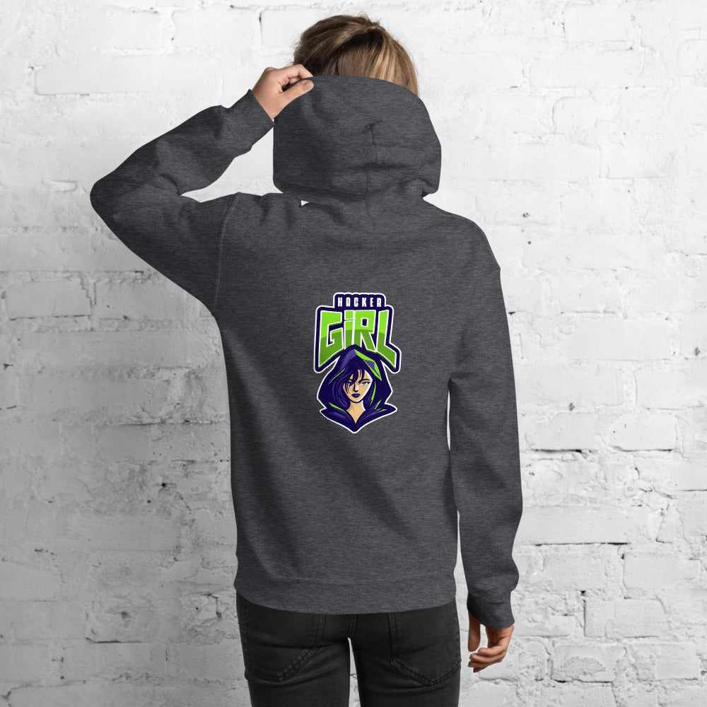 Hackergirl v.1 - Unisex Hoodie by DarkByteGear