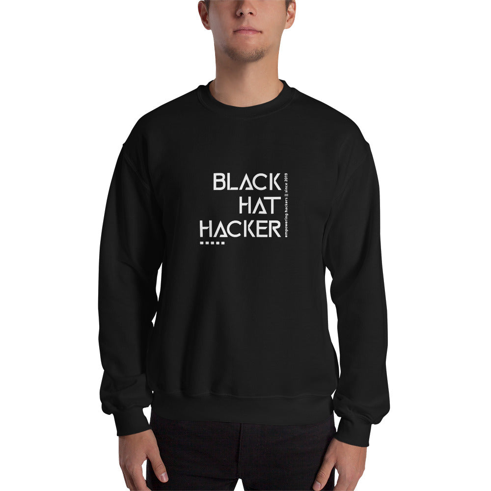 Black Hat Hacker v1 - Unisex Sweatshirt by DarkByteGear