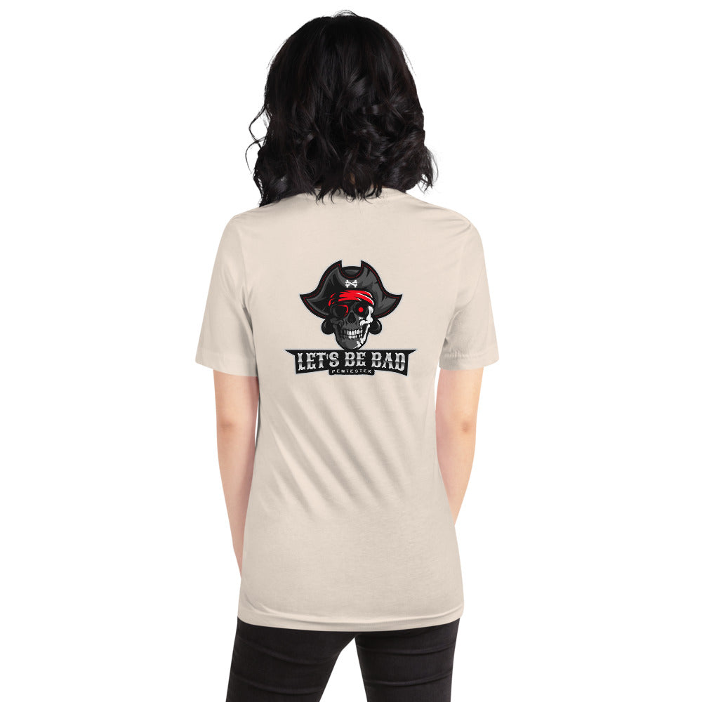 Let's be bad - Short-Sleeve Unisex T-Shirt (white) by DarkByteGear