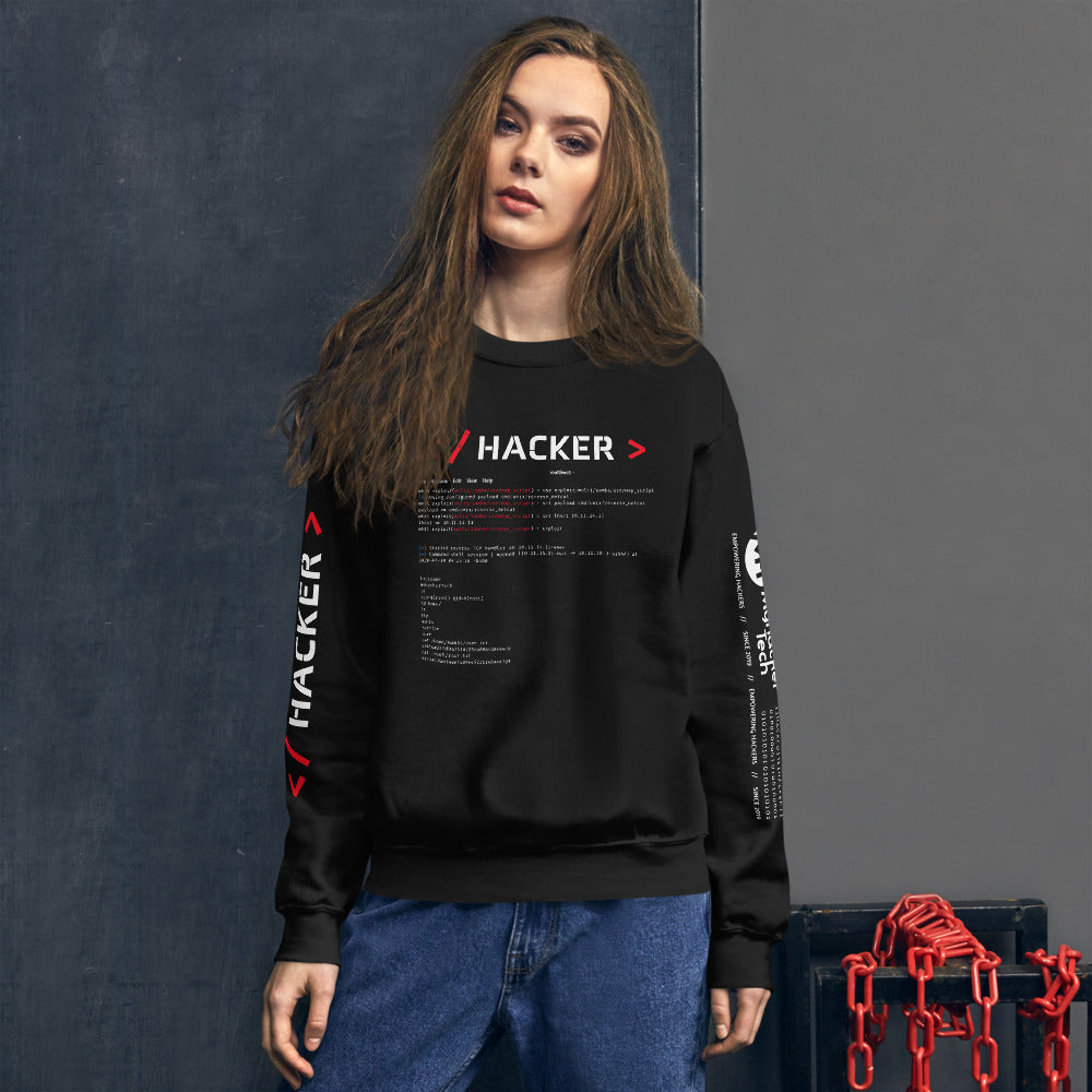 Hacker v.1 - Unisex Sweatshirt by DarkByteGear