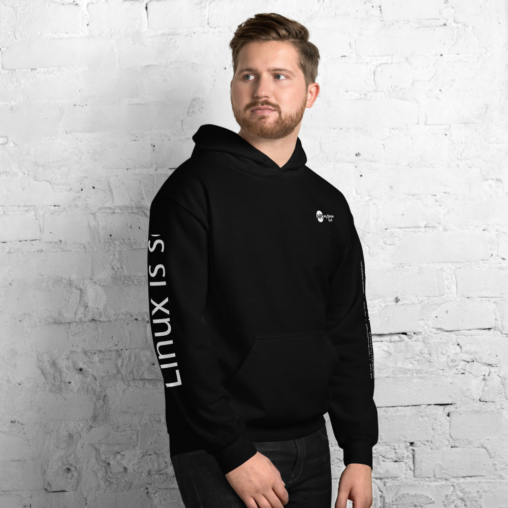 Linux is sexy - Unisex Hoodie ( with all sides designs ) by DarkByteGear