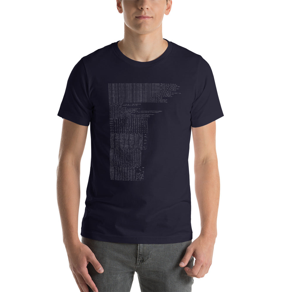Hex dump - Short-Sleeve Unisex T-Shirt by DarkByteGear