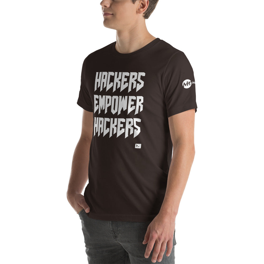 Hackers empower hackers - Short-Sleeve Unisex T-Shirt by DarkByteGear