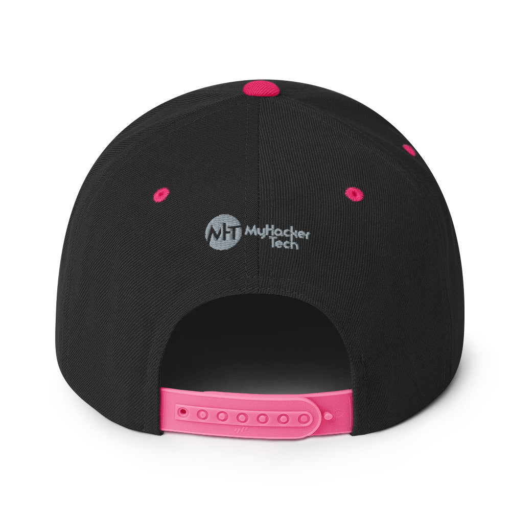 I void warranties - Snapback Hat (white text) by DarkByteGear