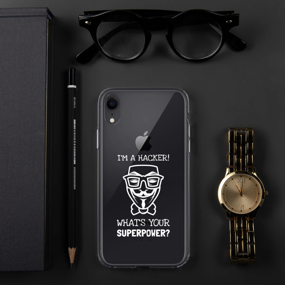 I'm a hacker! What's your superpower? - iPhone Case by DarkByteGear