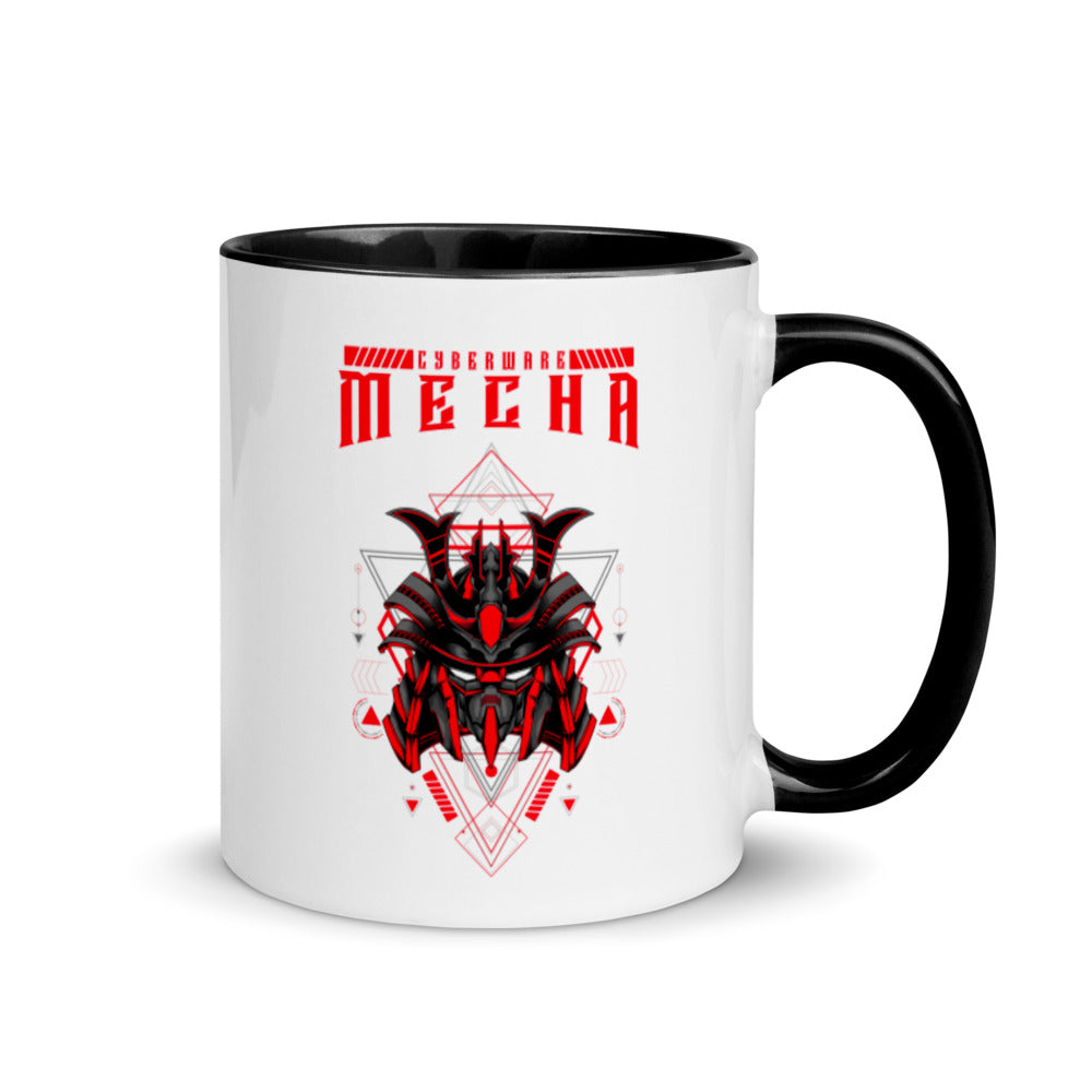 CyberWare Mecha - Mug with Color Inside by DarkByteGear