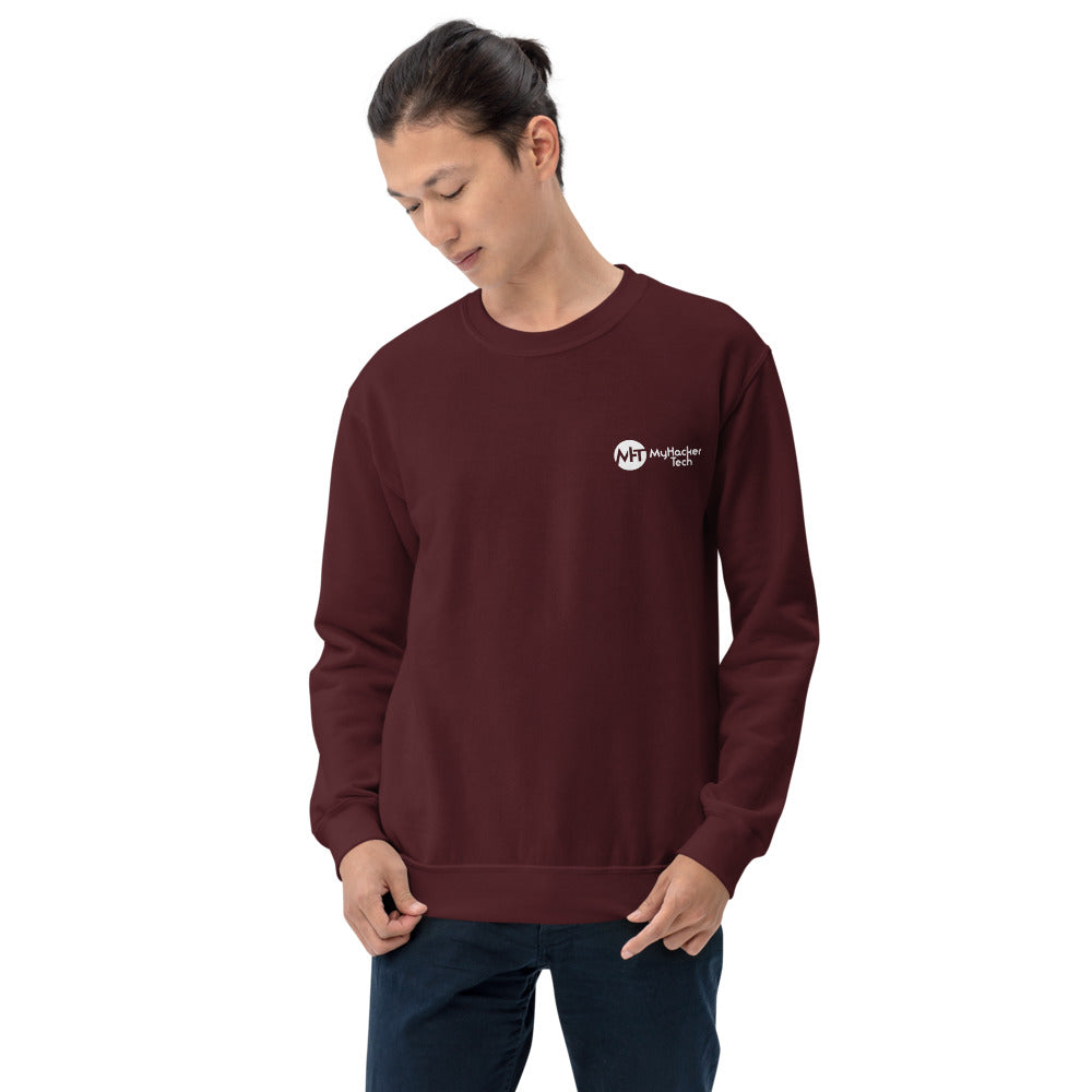 Linux Tweaks - world not found - Unisex Sweatshirt (with back design) by DarkByteGear
