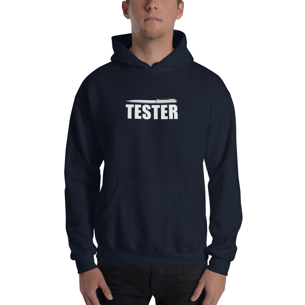 Pentester v5 - Hooded Sweatshirt (white text) by DarkByteGear