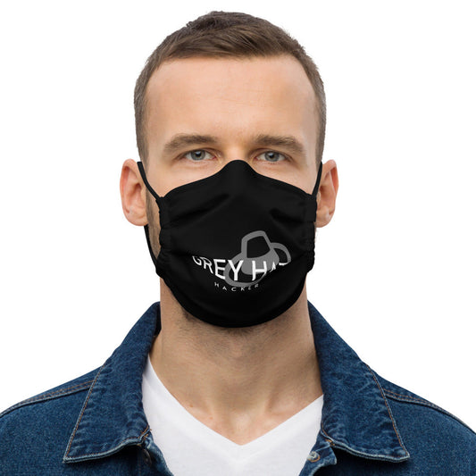 Grey Hat Hacker -Premium face mask by DarkByteGear