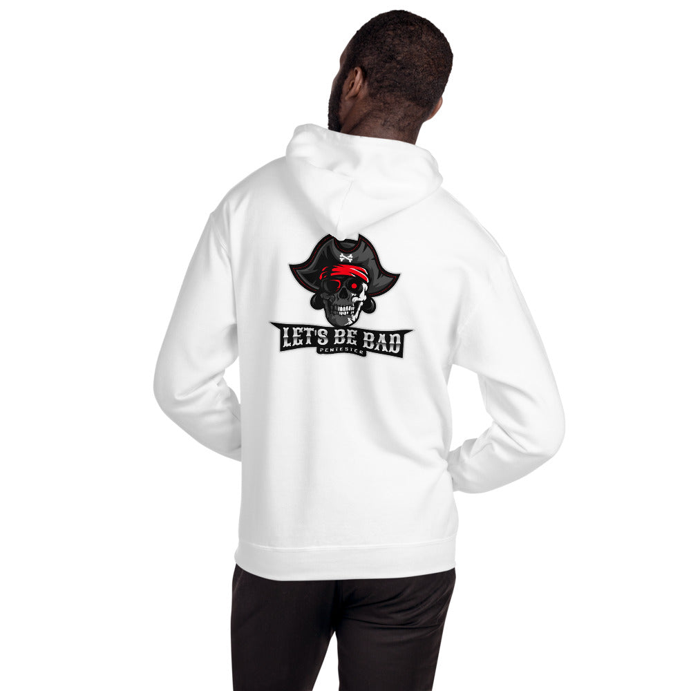 Let's be bad - Unisex Hoodie (white) by DarkByteGear