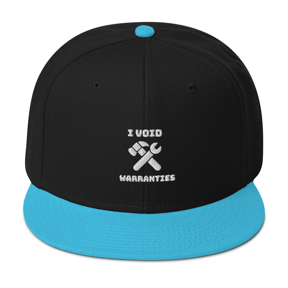 I void warranties - Snapback Hat by DarkByteGear
