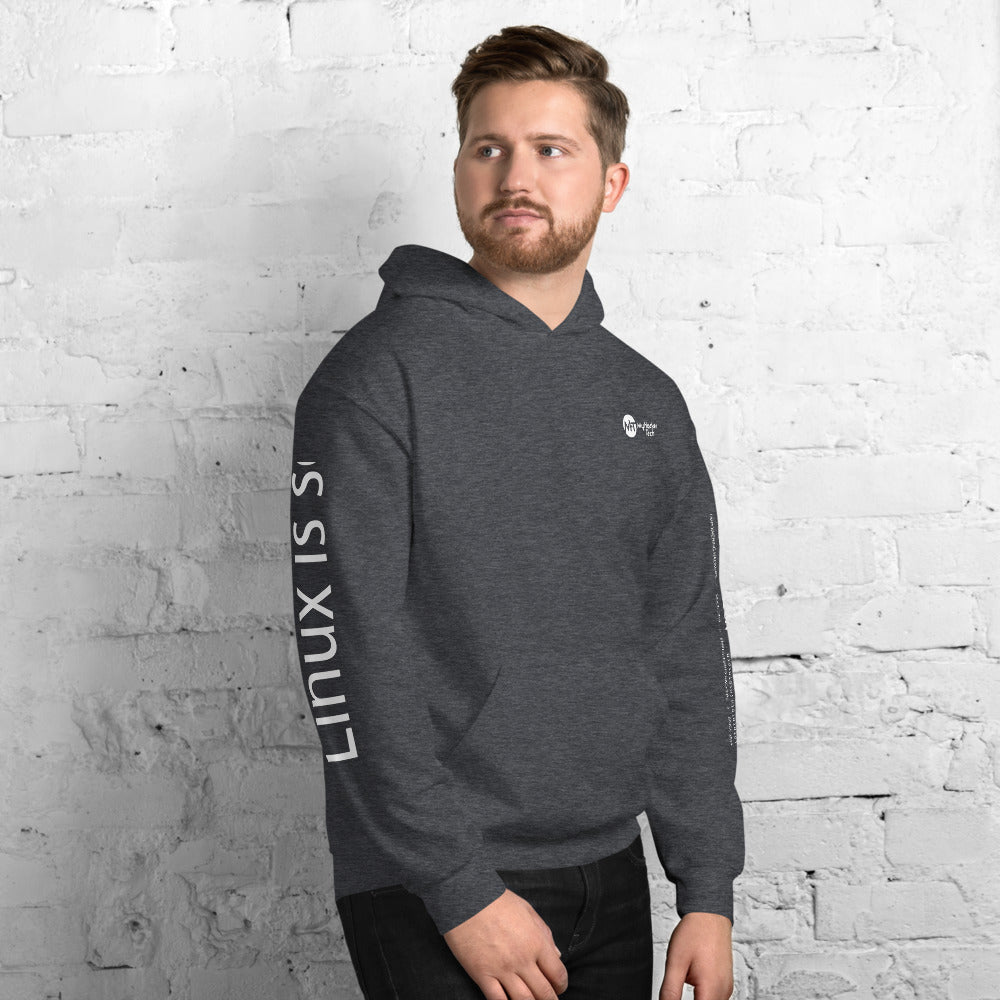 Linux is sexy - Unisex Hoodie ( with all sides designs ) by DarkByteGear