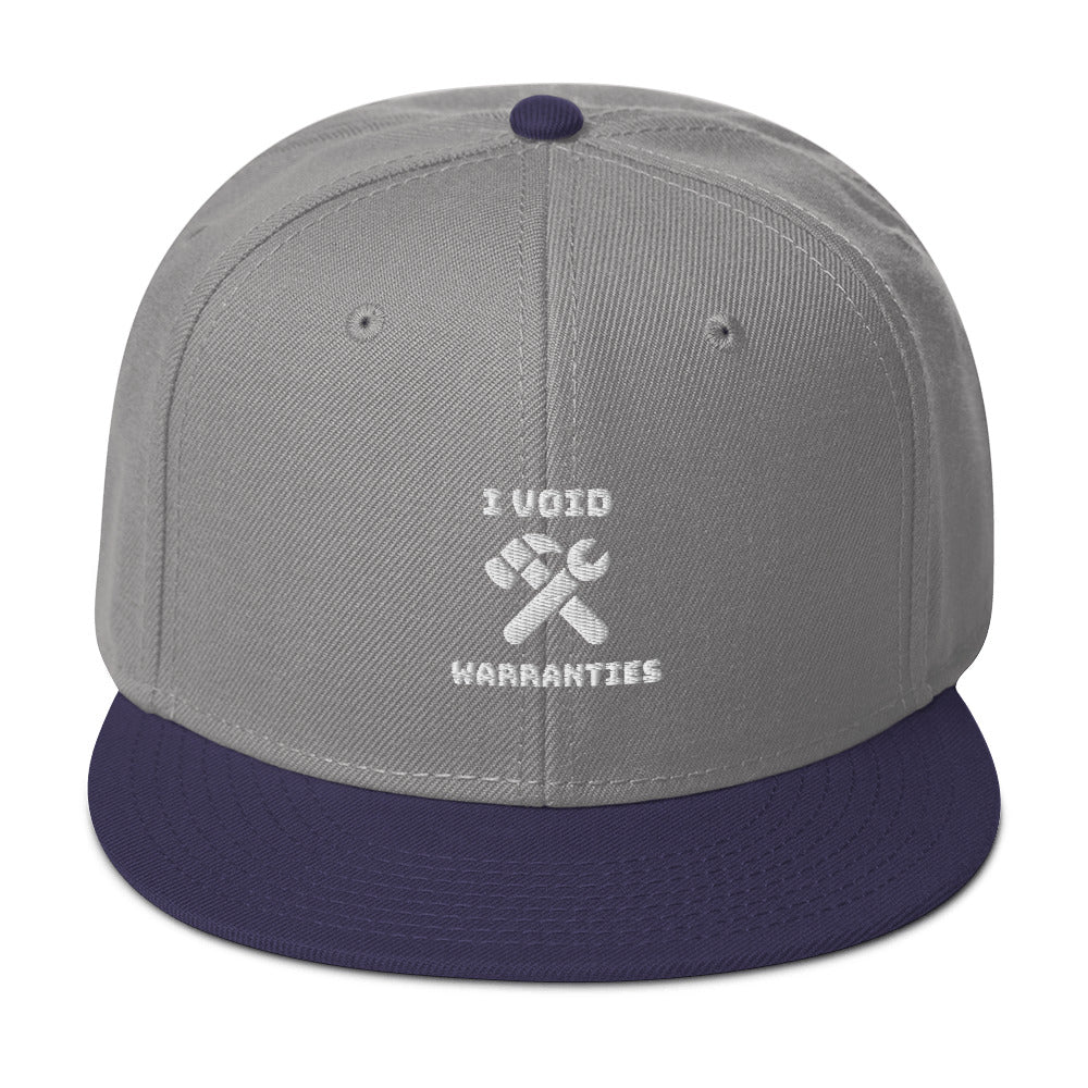 I void warranties - Snapback Hat by DarkByteGear