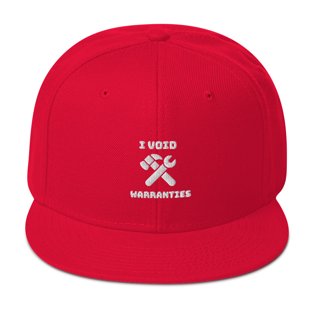 I void warranties - Snapback Hat by DarkByteGear