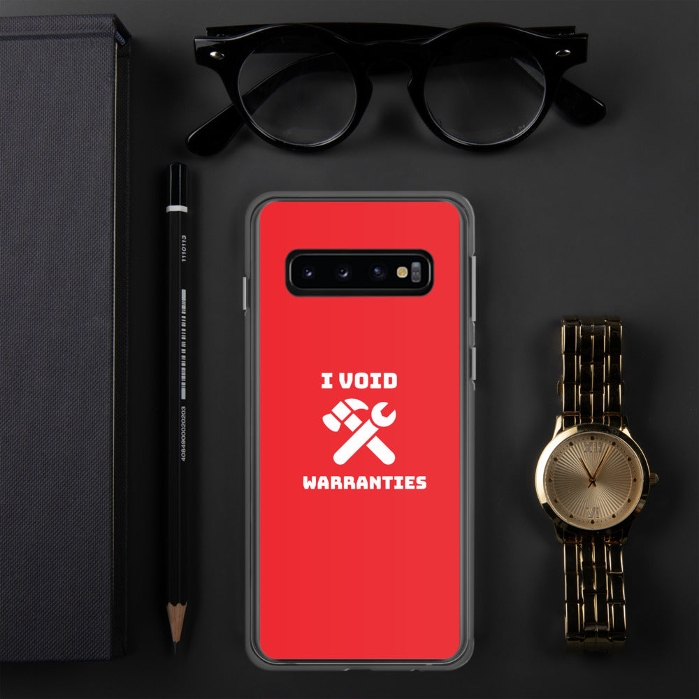 I void warranties - Samsung Case (red) by DarkByteGear