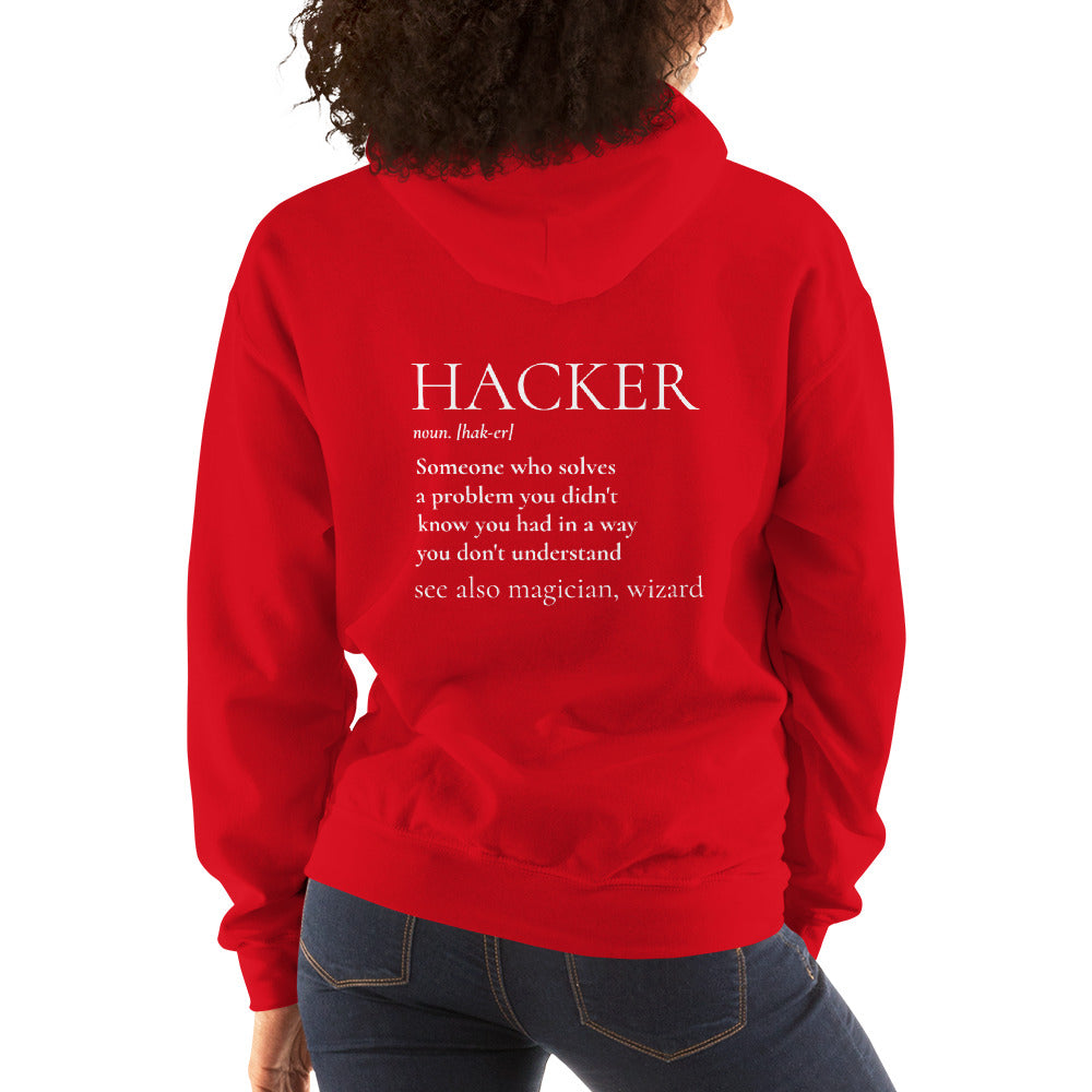 HACKER noun. [hak-er] - Unisex Hoodie by DarkByteGear