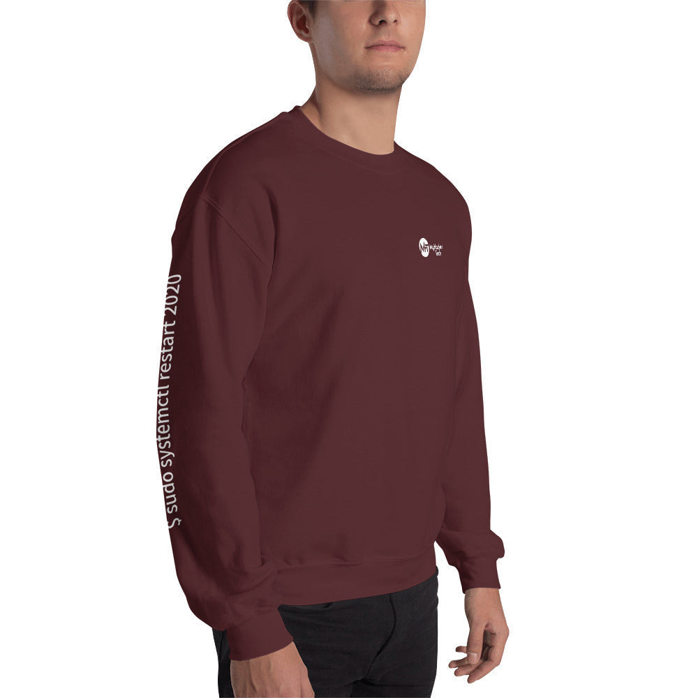 $ sudo systemctl restart 2020 - Unisex Sweatshirt (with all sides design ) by DarkByteGear